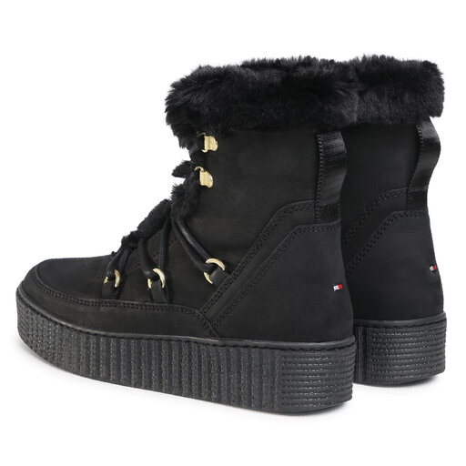Tommy Hilfiger Tommy Warm Lined Lace Up Bootie FW0FW05285 obuvki.bg