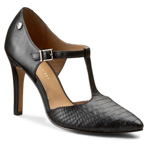 Scarpe stiletto Tommy Hilfiger Lydia 2Z FW56818399 Black Midnight