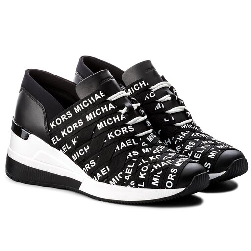 Sneakersy MICHAEL Michael Kors Cydney Trainer 43T8CYFS1D Blk Opticwht
