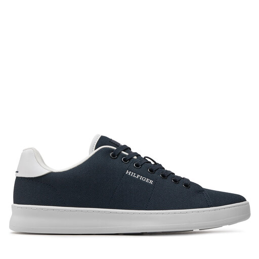 Sneakers Tommy Hilfiger Court Cupsole Pique Textile FM0FM04967 Dunkelblau eschuhe