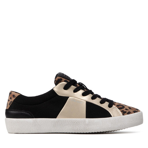 Sneakersy Geox D Warley A D92FBA 0AU07 C9BR6 Čierna