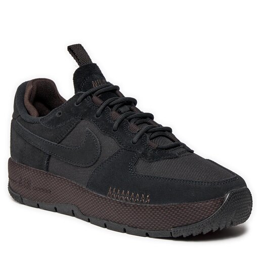Nike Air Force 1 Wild FB2348 001 Black Black Velvet Brown