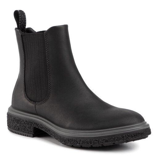 Kotn?kov? obuv s elastick?m prvkem ECCO Crepetray Hybrid W 20084301001  ?ern? | eobuv.cz