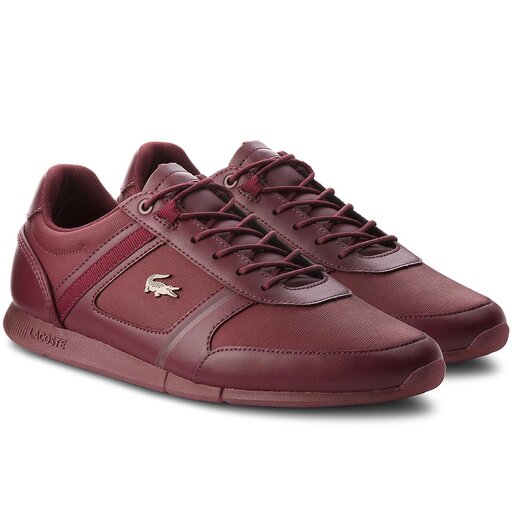 Sneakersy Lacoste Menerva 318 Cam 7-36CAM0053DR2 Bordowy