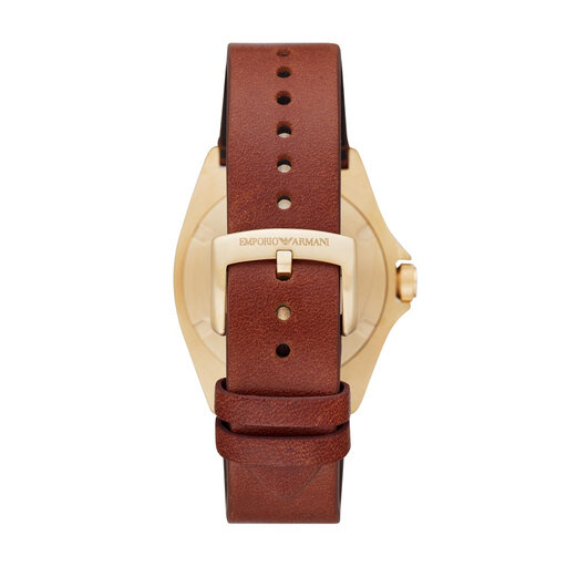 Laikrodis Emporio Armani Nicola AR11331 Brown/Gold • Www.eavalyne.lt