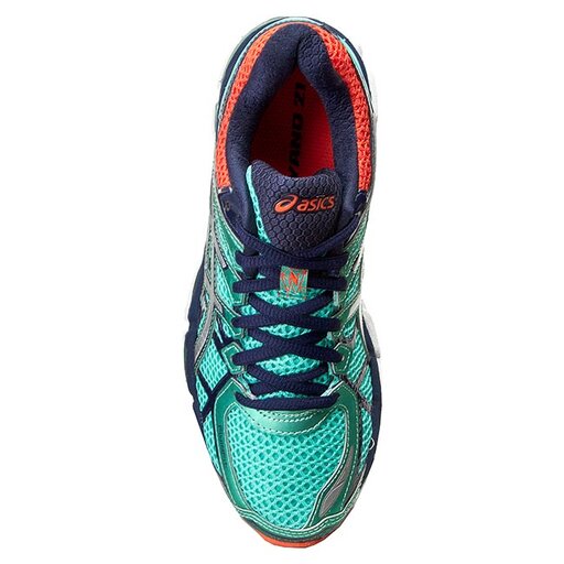 Cip Asics Gel Kayano 21 T4H7N Aqua Mint Silver Indigo Blue