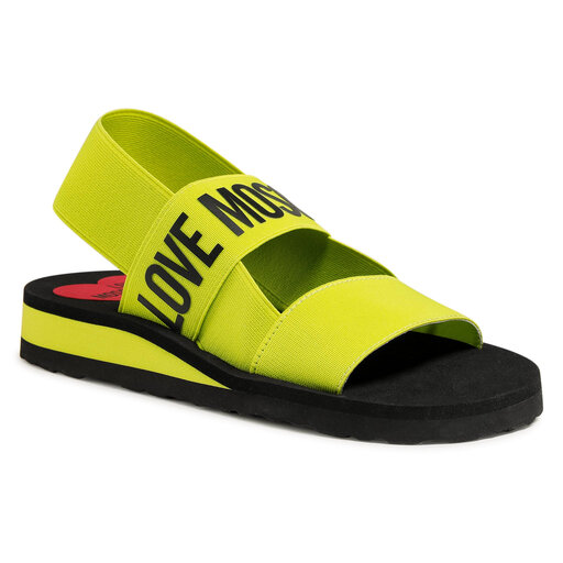 Sandales LOVE MOSCHINO JA16033G0CJU2400 Vert chaussures