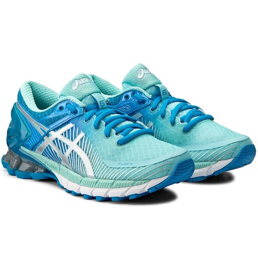 Schuhe Asics Gel Kinsei 6 T694N Diva Blue Silver Aqua Splash de