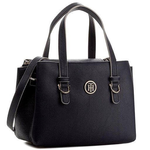 tommy hilfiger th core medium satchel black