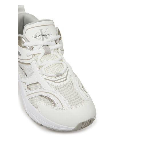   Jeans■Retro Tennis Mesh Ml スニーカー Calvin Klein Jeans | RETRO TENNIS MESH ML | White/Black