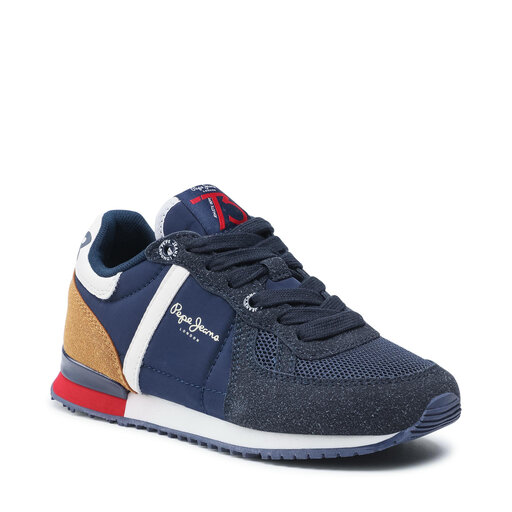 Zapatillas Pepe Jeans Sydney Combi Boy PBS30506 Azul marino zapatos.es