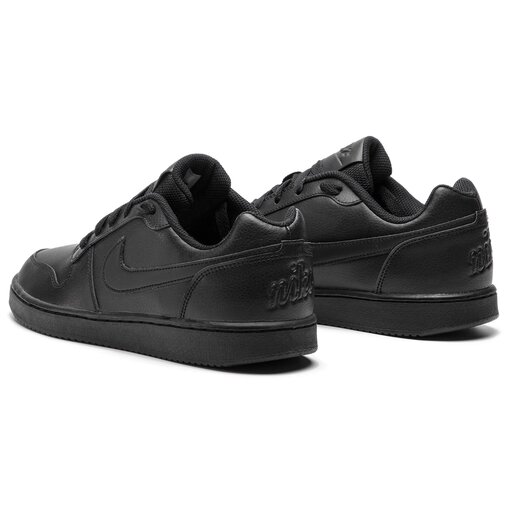 Nike ebernon low negro con blanco store