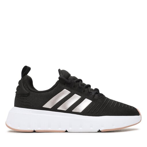 Adidas black swift run women's store