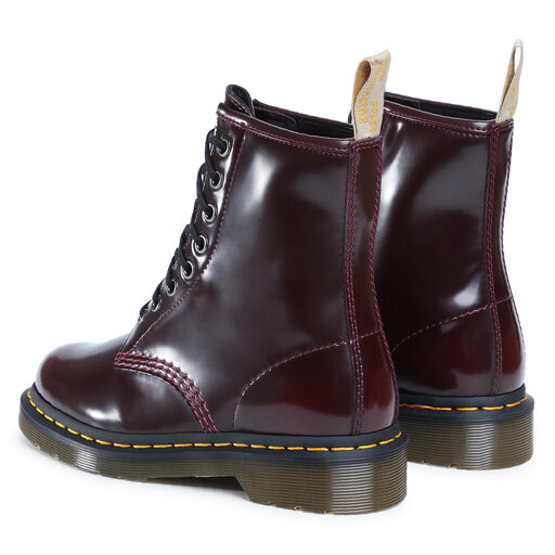 dr martens 1460 vegan cherry red