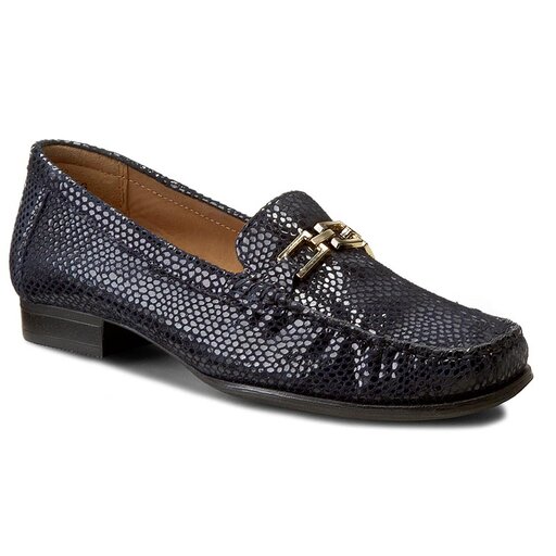 Mocassin Femme Caprice 9-24201-42 - Cuir, Semelle Memotion, Talon 2,5 Cm, Largeur G - 5