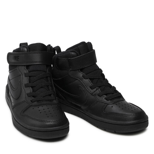 Batai Nike Court Borough Mid 2 (Psv) CD7783 001 Black/Black/Black •  Www.eavalyne.lt