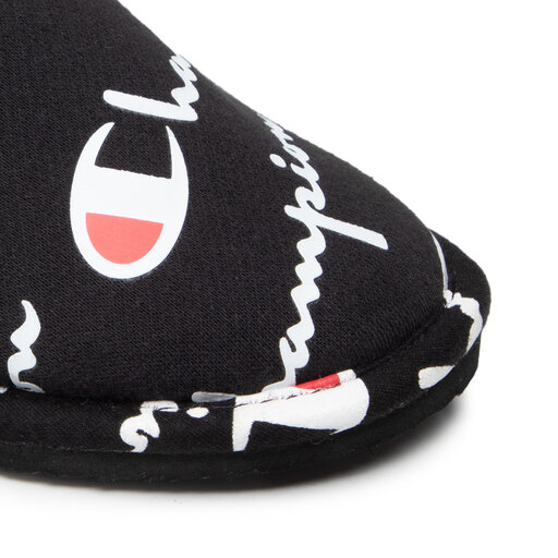 Pantuflas Champion Slide Sleepover Script S11378-CH-KK001 Negro
