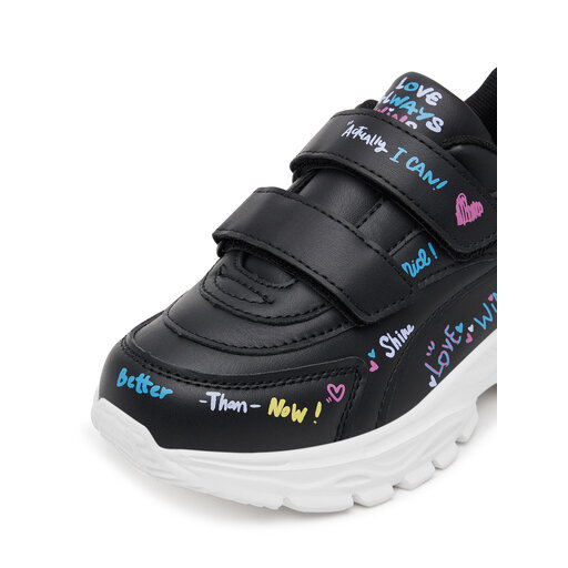 Sneakersy DeeZee CEO-AVO-19627-002 Czarny | eobuwie.com.pl