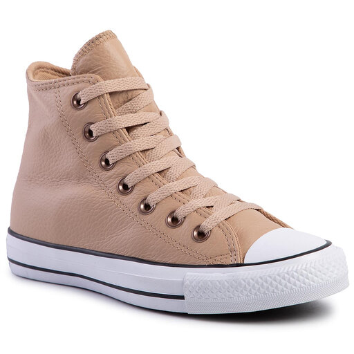 converse tan and white