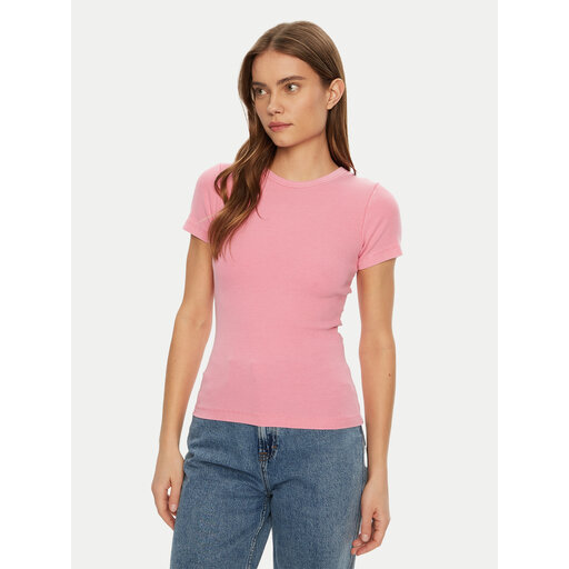 JJXX Футболка Frankie 12239962 Рожевий Slim Fit | evzuttya.com.ua