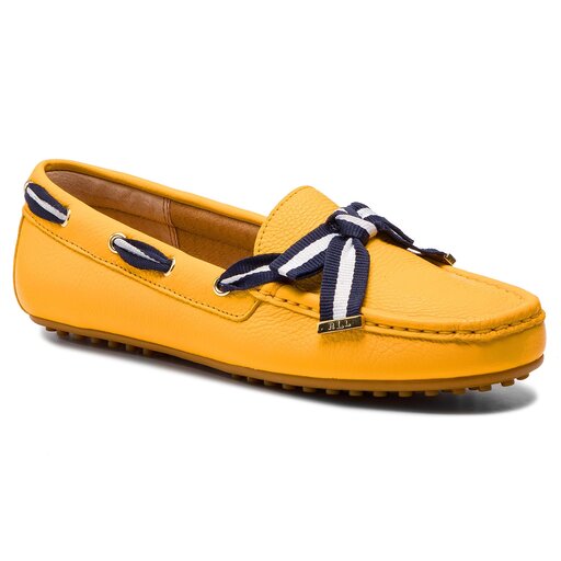Mokasyny Lauren Ralph Lauren Becka 802740088002 Żółty