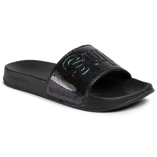 Neon snake print slides store