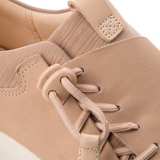 Sneakersy Clarks Tri Camilla 261317614 Be owy eobuwie .pl