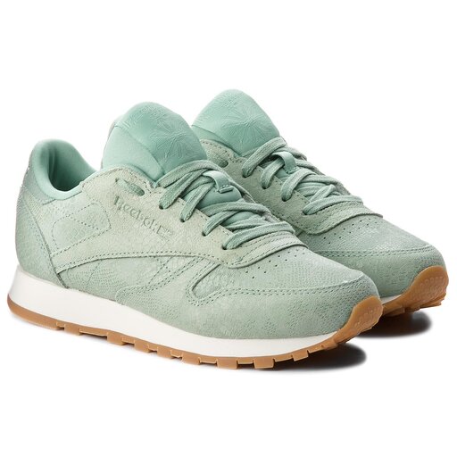 Zapatos Reebok Cl Lthr CN4987 Industrial Green Chalk zapatos.es