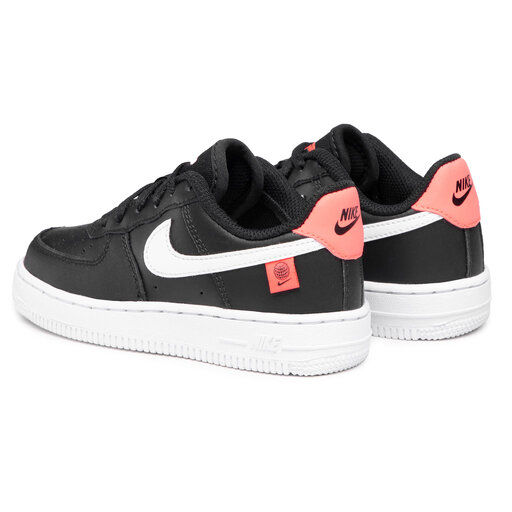 air force 1 black white flash crimson