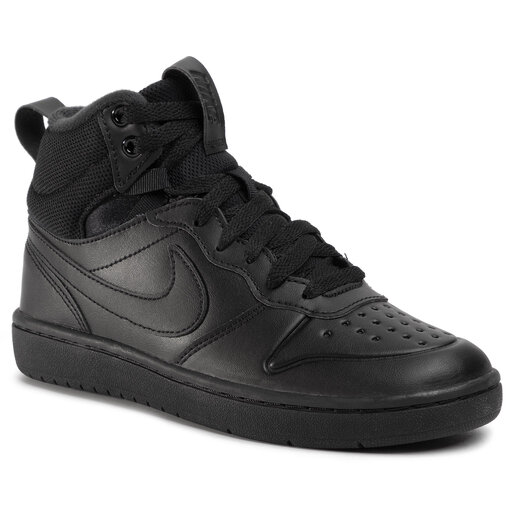 Sneakers Nike Court Borough Mid 2 Boot (Gs) BQ5440 001 Nero | escarpe.it