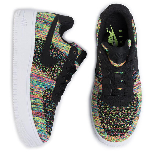 Nike air force 1 flyknit 2.0 black/hyper pink-volt store
