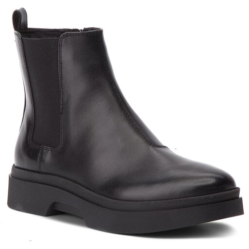 Botine Geox D Myluse E D849WE 00043 C9999 Black epantofi.ro