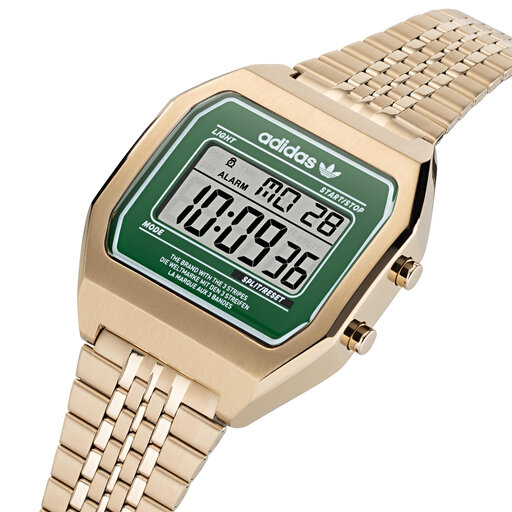 Adidas gold digital watch clearance