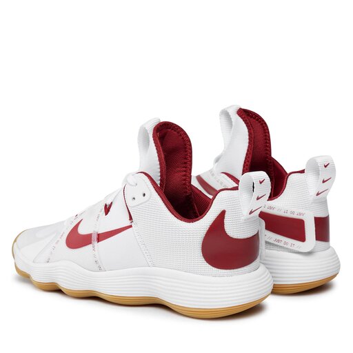 Red and white nike react clearance