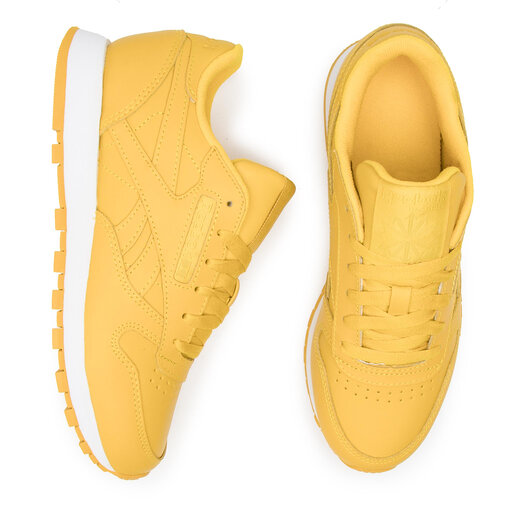 Sneakers Reebok Cl Lthr CN7604 Jaune chaussures