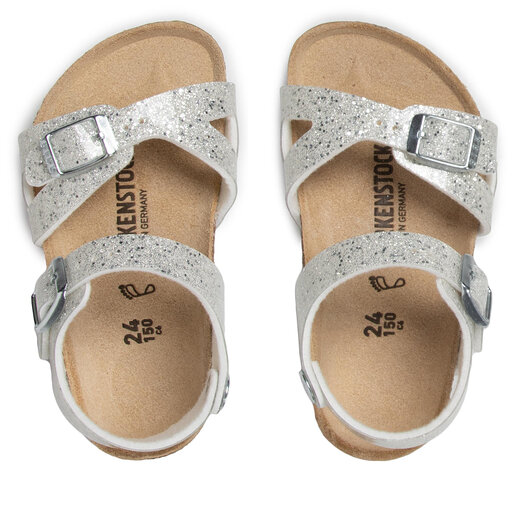 Sandalen Birkenstock Rio Kids 1022240 Silberfarben eschuhe