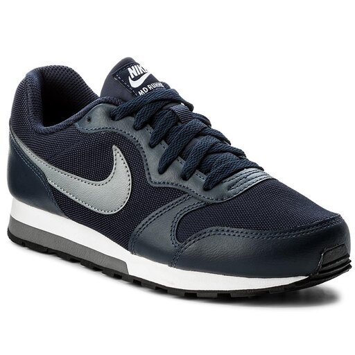 Pantofi Nike Md Runner 2 GS 807316 404 Obsidian Cool Grey Black