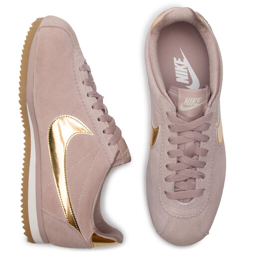 Nike Women's Classic Cortez SE Diffused Taupe/Metallic Gold-Phantom -  902856-204