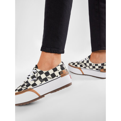 stacked vans checkerboard