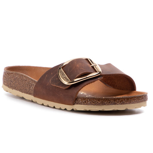 Birkenstock madrid shop big buckle cognac