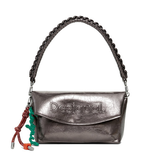 Torebka Desigual Half Logo Trokel 25WAXPAQ Brązowy