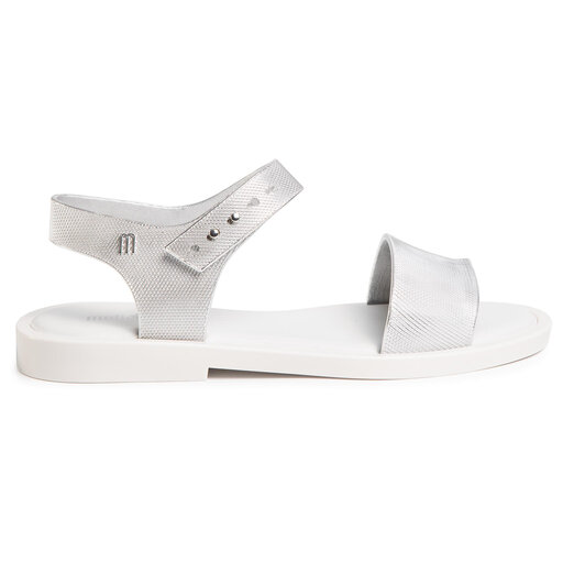 Sandalias Melissa Mar Sandal Chrome Ad 32639 White Silver 50554