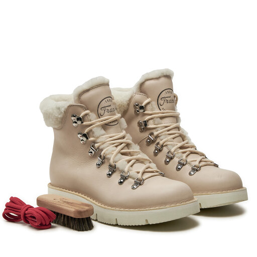 Schnürstiefeletten Fracap Explorer A300 Écru