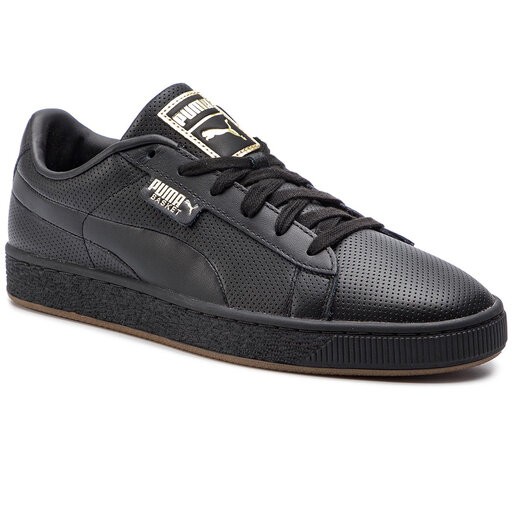 puma basket sneakers black