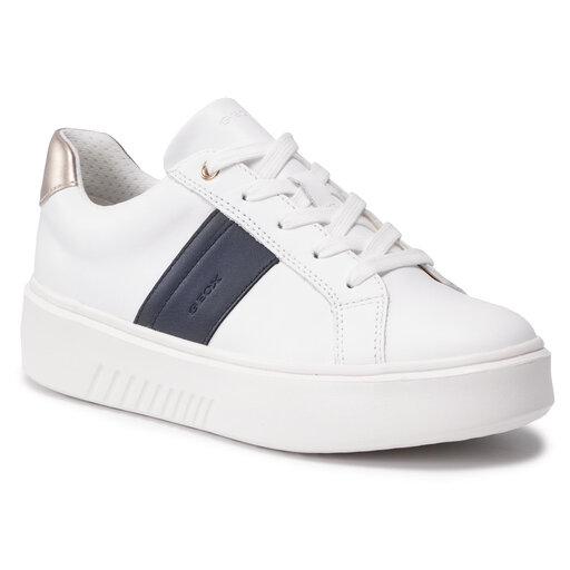 Sneakers Geox D Nhenbus B D158DB 08554 C1110 Bianco escarpe