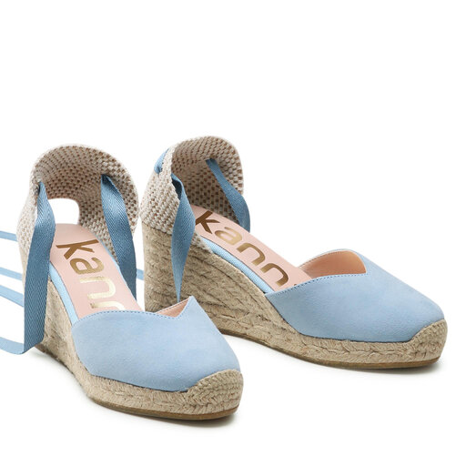 Espadryle Kanna 22KV21049 Niebieski | eobuwie.com.pl