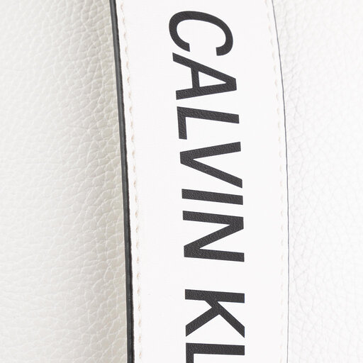 Sac a main Calvin Klein Jeans Ckj Banner Ew Shopper K60K606141 Blanc chaussures