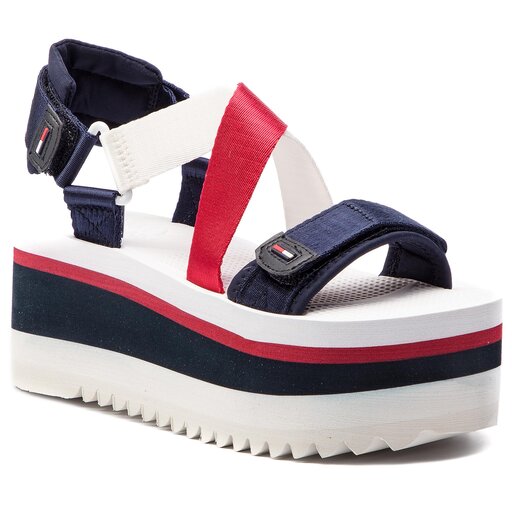Tommy jeans neoprene platform on sale sandal