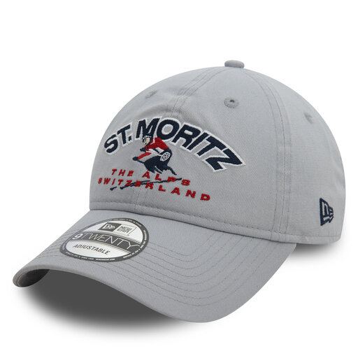 Șapcă New Era Washed St. Moritz Ski 9TWENTY 60580868 Gri