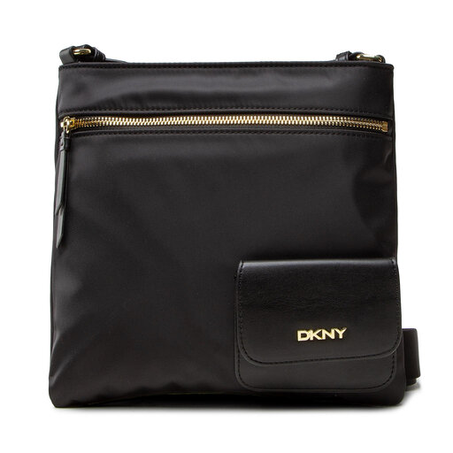 Ročna torba DKNY Livvy Crossbody R21EER56 Blk/Gold BGD eobutev.si